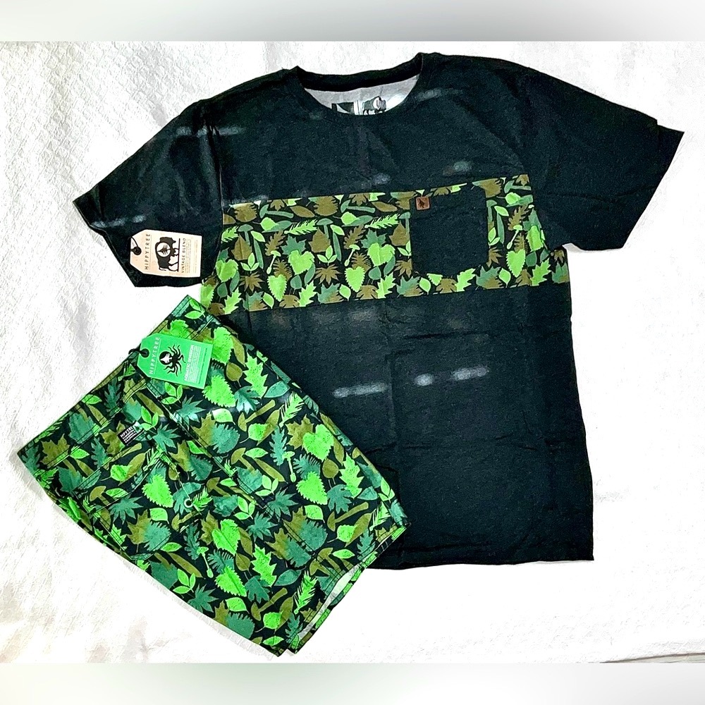 HippyTree Set: Board Short & Tee